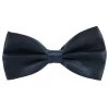 AnneCart Navy Satin Pre-Tied Bow Tie