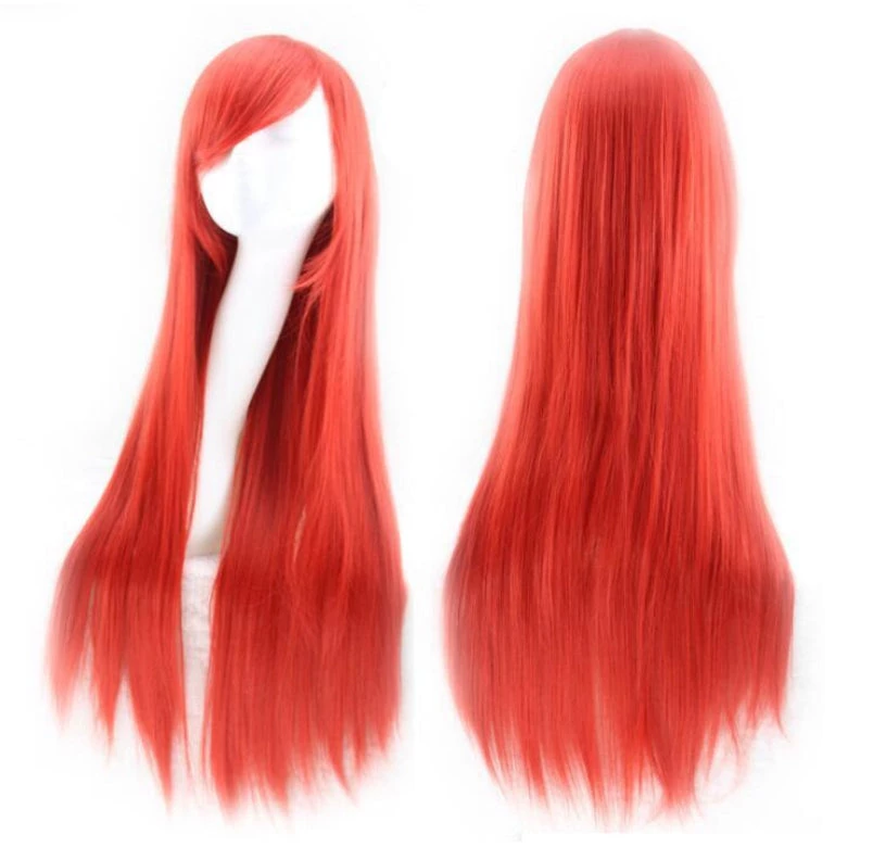 DHGate Terracotta Red Long Straight Cosplay Wig 3 DHGate Terracotta Red Long Straight Cosplay Wig
