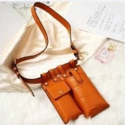 Jacky Wang Bags & Wallets Leather Twin Pouch Belt