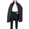 Unknown Halloween 130cm Black Vampire Satin Cape