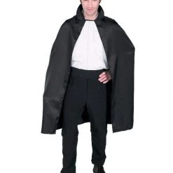 Unknown Halloween 130cm Black Vampire Satin Cape