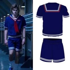 AnneCart Stranger Things Steve Harrington Scoops Ahoy Costume