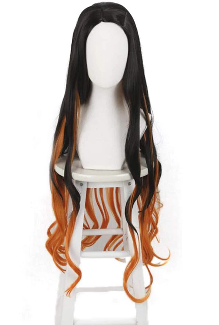 Jocelyn Luo Anime & Video Games Demon Slayer Nezuko Kamado Wig 3 Jocelyn Luo Anime & Video Games Demon Slayer Nezuko Kamado Wig