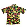 Trademart Dress Shirts Pineapple And Watermelon Print Hawaiian Shirt
