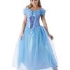 Rubies Deluxe Live-Action Cinderella Costume Adults 1 Rubies Deluxe Live-Action Cinderella Costume Adults