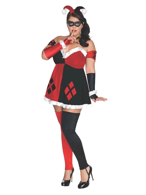 Rubies Deluxe Harley Quinn Plus Size Costume 3 Rubies Deluxe Harley Quinn Plus Size Costume