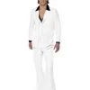 Smiffys Mens White 1970's Disco Suit 60's - 70's Disco & Hippie 1 Smiffys Mens White 1970's Disco Suit 60's - 70's Disco & Hippie