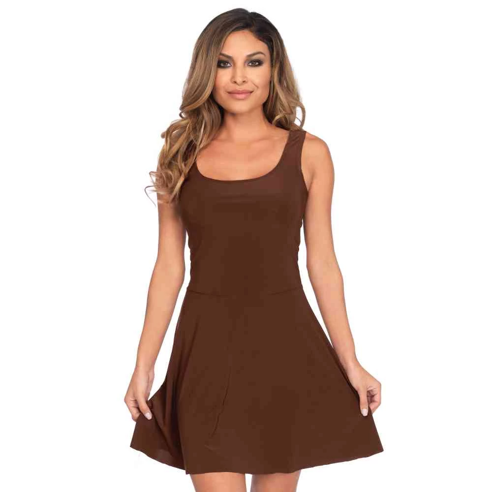 Leg Avenue Brown Skater Dress 3 Leg Avenue Brown Skater Dress