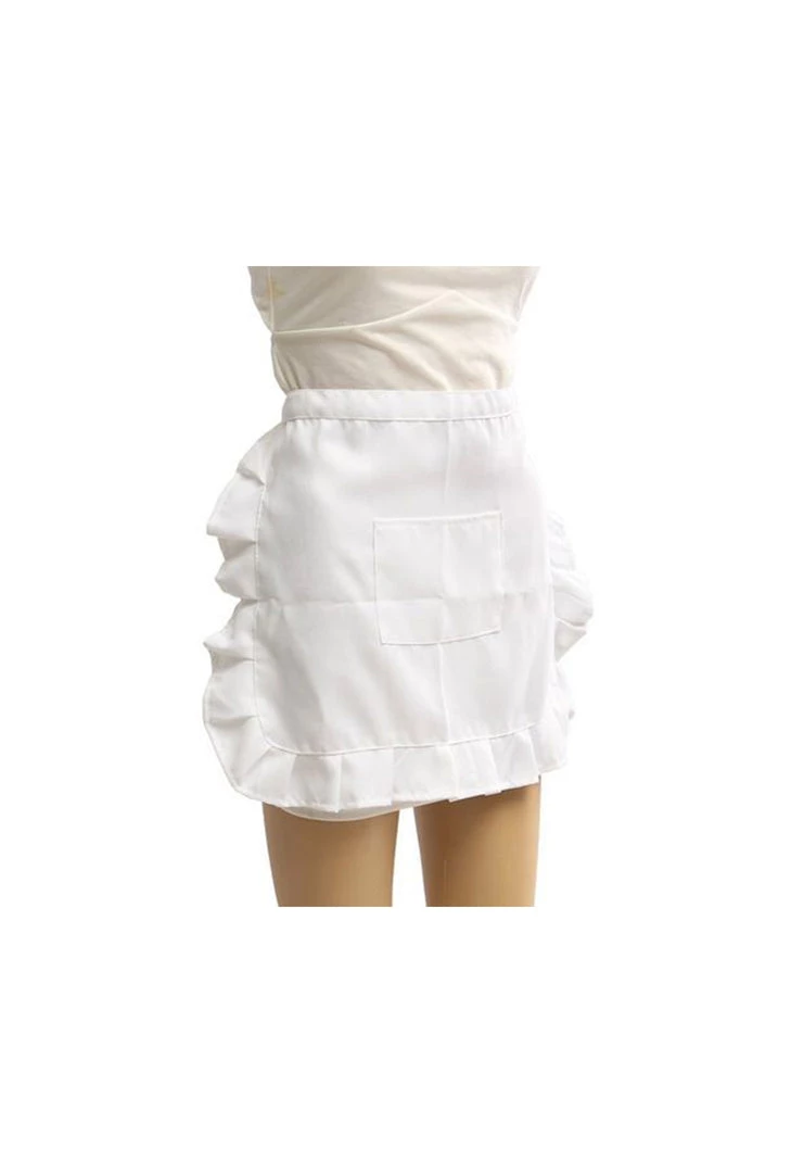 AnneCart White Waist Apron 3 AnneCart White Waist Apron