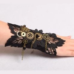 AnneCart Steampunk Lace Wrist Cuff (E)