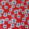Hurly-Burly (b) Red Hawaiian Flower Print Bandana