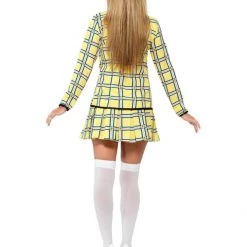 Smiffys 90's Clueless Yellow Tartan Costume