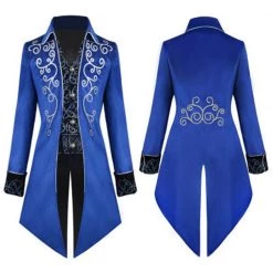 AnneCart Blue Baroque Steampunk Jacket