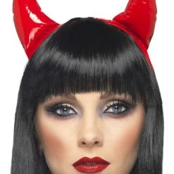 Smiffys Red PVC Devil Horns Halloween