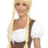 Smiffys Blonde Bavarian Oktoberfest Wig