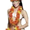 Smiffys Red And Yellow Hawaiian Lei Set International