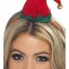 Smiffys Christmas Costumes Mini Elf Hat On Headband