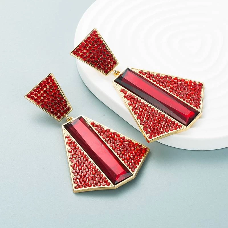 Jacky Wang Diamond Rhinestone Dangle Earrings Jewellery 4 Jacky Wang Diamond Rhinestone Dangle Earrings Jewellery