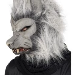 Smiffys Grey Werewolf Mask Halloween