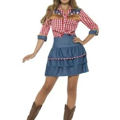 Smiffys Rodeo Doll Costume Cowboy & Western