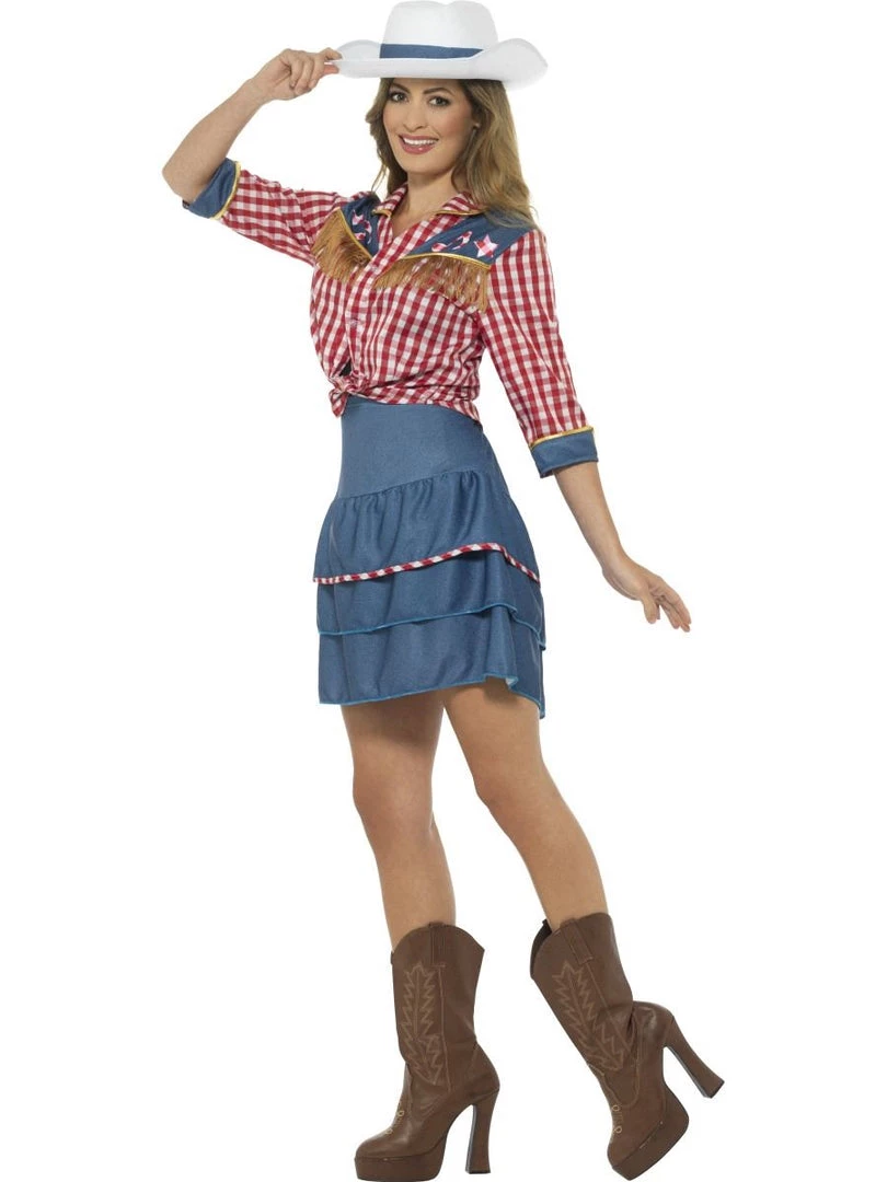 Smiffys Rodeo Doll Costume Cowboy & Western 4 Smiffys Rodeo Doll Costume Cowboy & Western