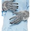 Smiffys Gloves Grey Werewolf Hands