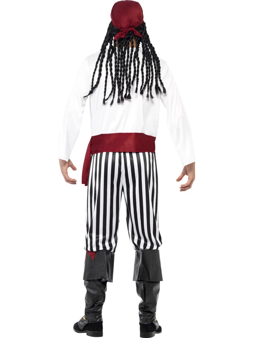 Smiffys Men's Caribbean Pirate Costume 5 Smiffys Men's Caribbean Pirate Costume