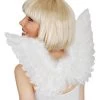 TomFoolery Christmas Costumes Small 50cm X 40cm White Angel Wings