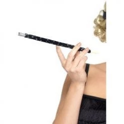 Smiffys 1920's Gatsby Accessories Black Sequinned Cigarette Holder