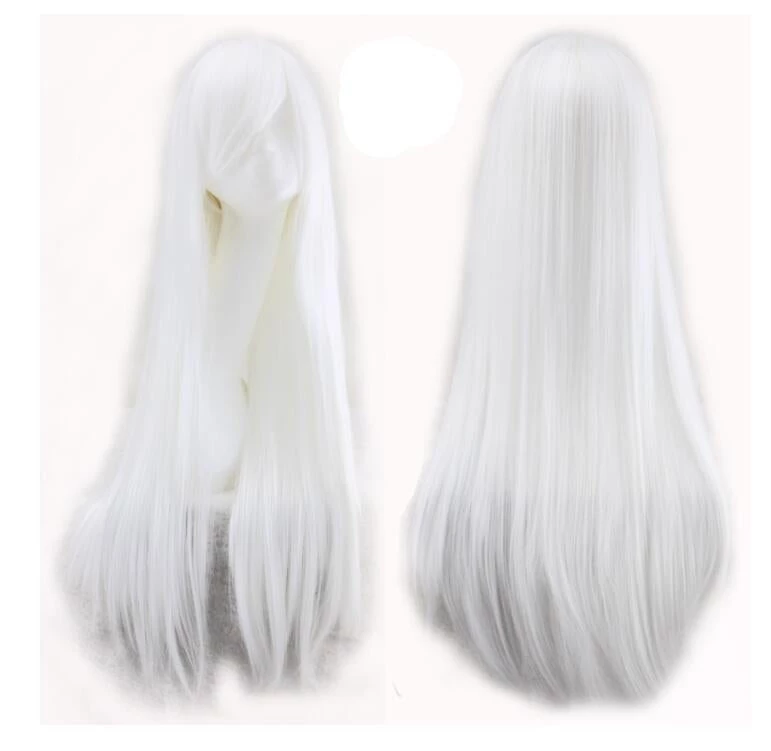 DHGate White Long Straight Cosplay Wig 3 DHGate White Long Straight Cosplay Wig
