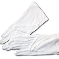 TomFoolery XL Men's White Gloves