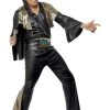 Smiffys Black And Gold Elvis Costume