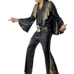 Smiffys Black And Gold Elvis Costume 7 Smiffys Black And Gold Elvis Costume