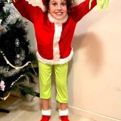 AnneCart Celebrations Kids Grinch Christmas Costume 7 AnneCart Celebrations Kids Grinch Christmas Costume