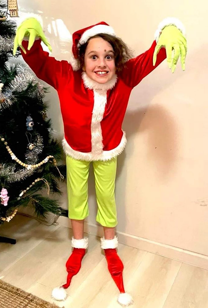 AnneCart Celebrations Kids Grinch Christmas Costume 5 AnneCart Celebrations Kids Grinch Christmas Costume