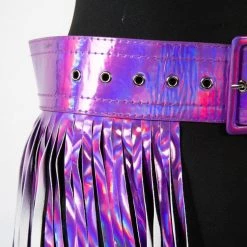 Global Lover Festival Purple Fringe Belt 7 Global Lover Festival Purple Fringe Belt