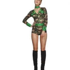 Smiffys Military Camo Jumpsuit Uniforms