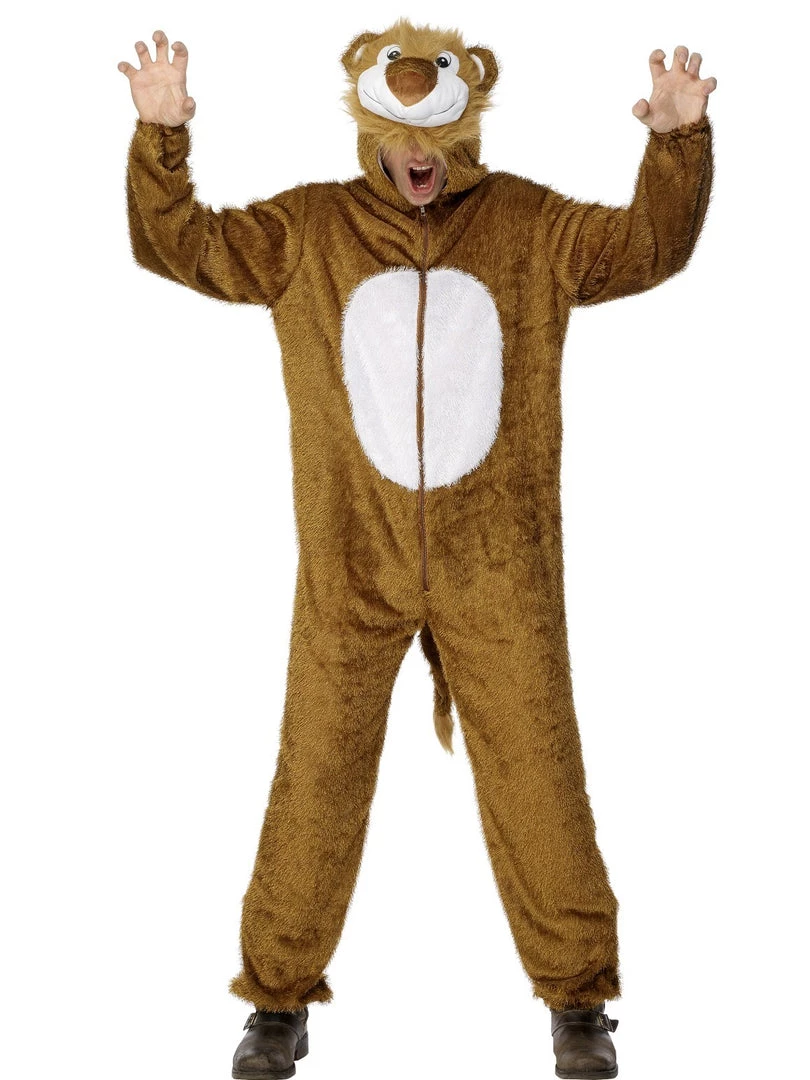 Malltop Men's Furry Lion Costume 3 Malltop Men's Furry Lion Costume