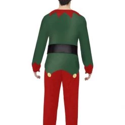 Smiffys Christmas Costumes Deluxe Christmas Elf Mens Costume