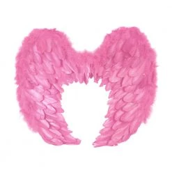 Trademart Large Soft Pink Curved Feathered Wings Celebrations