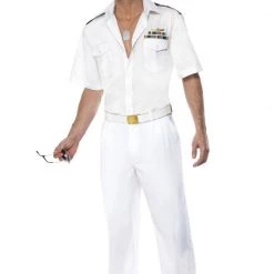 Smiffys Top Gun Captain Costume 80's - 90's Workout & Hiphop