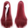 DHGate Auburn Red Long Straight Cosplay Wig Costume Accessories
