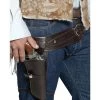 Smiffys Cowboy & Western Brown Cowboy Gun Holster Belt