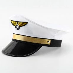 Gold Star Uniforms White Pilot Cap