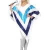 Smiffys 60's - 70's Disco & Hippie ABBA Super Trooper Poncho 2 Smiffys 60's - 70's Disco & Hippie ABBA Super Trooper Poncho