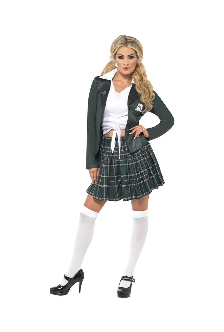 Smiffys Back To School 90's Prep School Girl Costume 3 Smiffys Back To School 90's Prep School Girl Costume