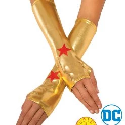 Rubies Gold Wonder Woman Gauntlets Gloves