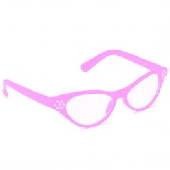 Sweidas Pink 50s Rhinestone Glasses
