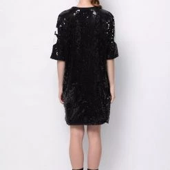 Global Lover Women's Sequin Mini Party Dress