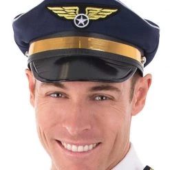 TomFoolery Uniforms Navy Blue Pilot Cap